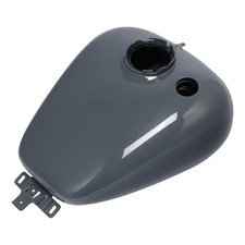 6 gal. Gas Fuel Tank Fit For Harley Touring CVO Road Street Glide Gunship Gray