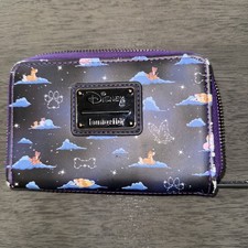 Cartera Loungefly Disney Clásica Nubes Cremallera Estrellas Bambi Pooh Dama Vagabundo Gato