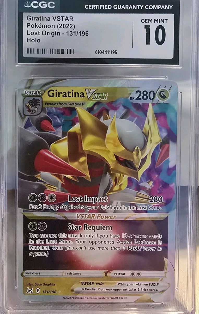 giratina vstar pokemon card value Pokémon (201) (Secret) holofoil pattern or surface detail) Giratina VSTAR Pokemon Cards Price