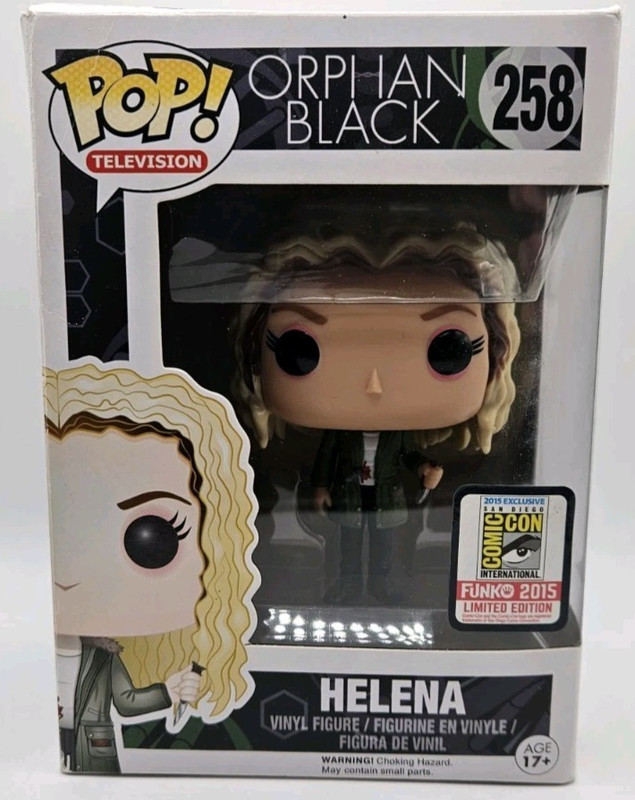 Funko Pop! Helena #258 2015 Summer Convention Exclusive SDCC Orphan Black