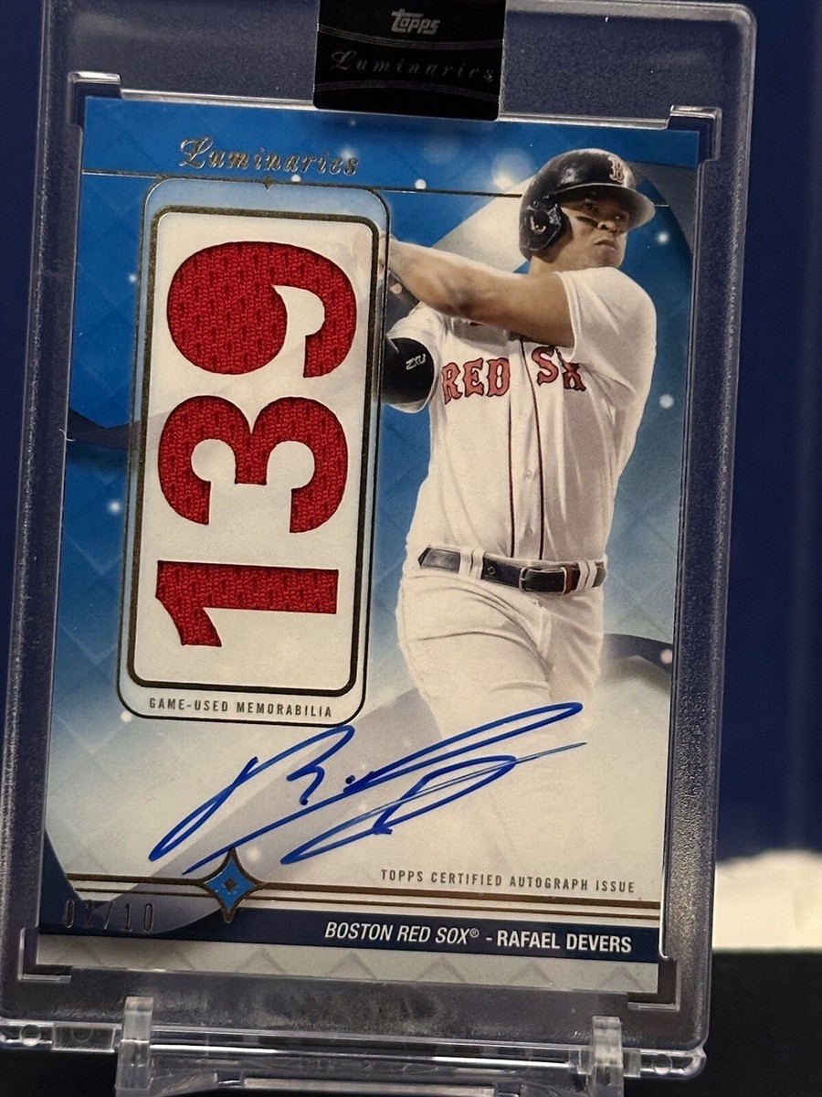 topps dynasty Rafael devers auto 直筆サイン Rafael Devers Boston Red Sox 2019 /15 TOPPS FIVE STAR AUTO