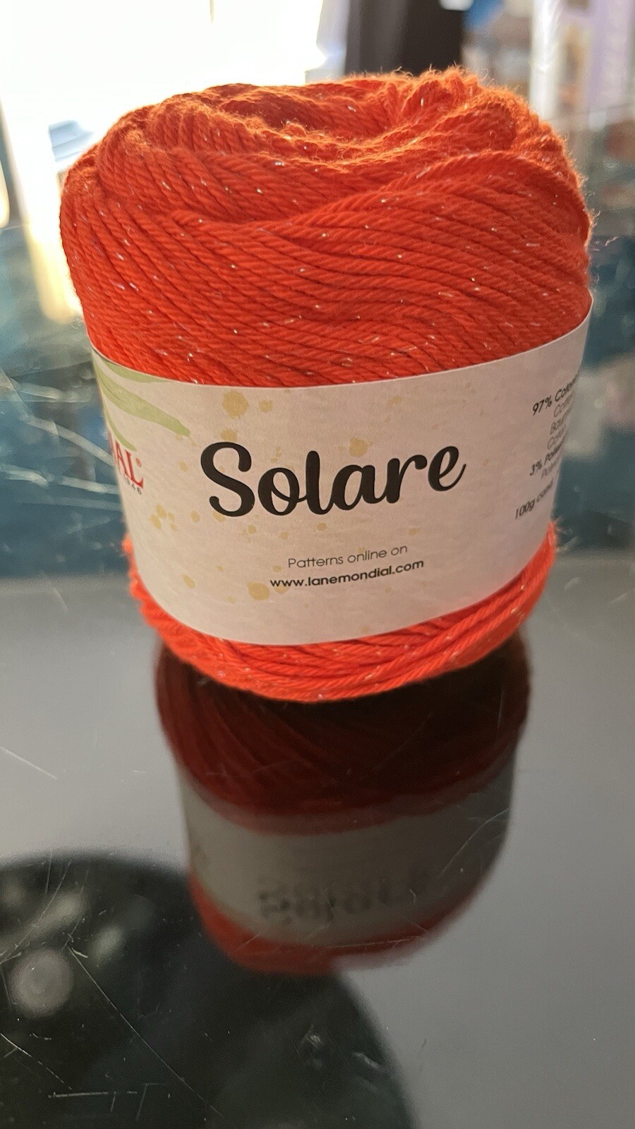 Gomitoli Cotone Egitto SOLARE lane mondial 100 gr. 190 metri