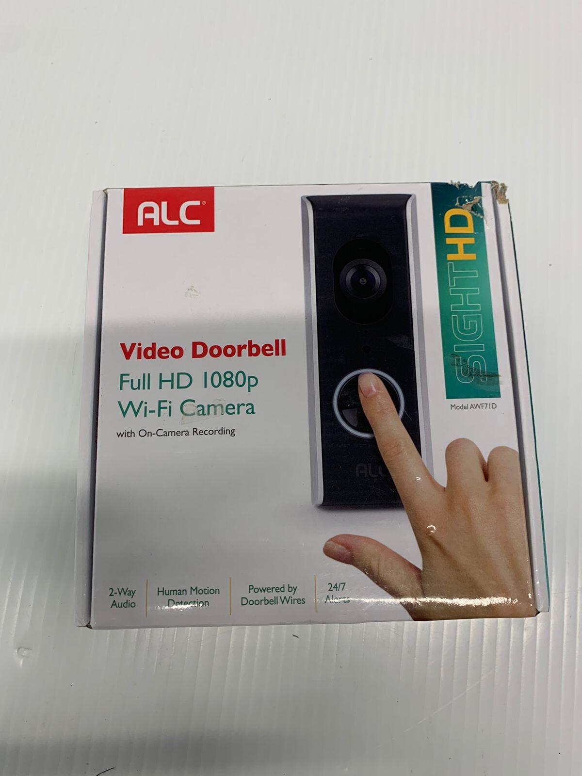 ALC Full HD 1080p WiFi Video Doorbell with On-Camera Recording AWF71D-image