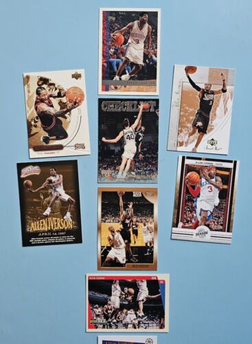 1996-97 Allen Iverson RC Insert + Upper Deck Second Year Topps Basketball Card - Picture 2 of 6