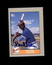 Paul Blair Hand Signed 1990 Pacific Senior League Gold Coast Suns Autograph
