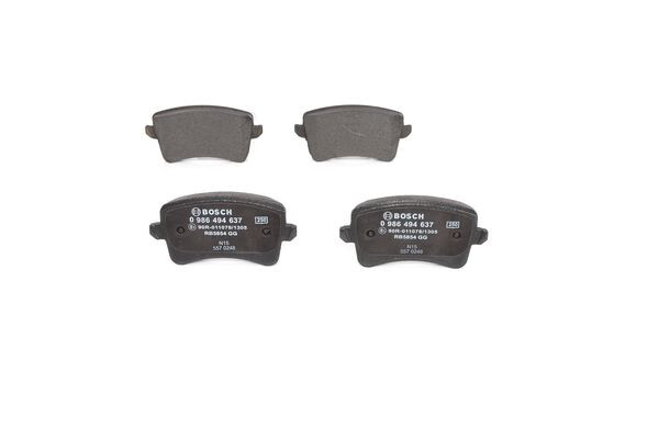 Plaquettes de frein à disque BOSCH à endurance thermique pour AUDI - 3