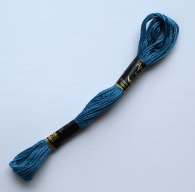 Anchor Cotton Threads for Embroidery Shade 169 Surf Blue Medium