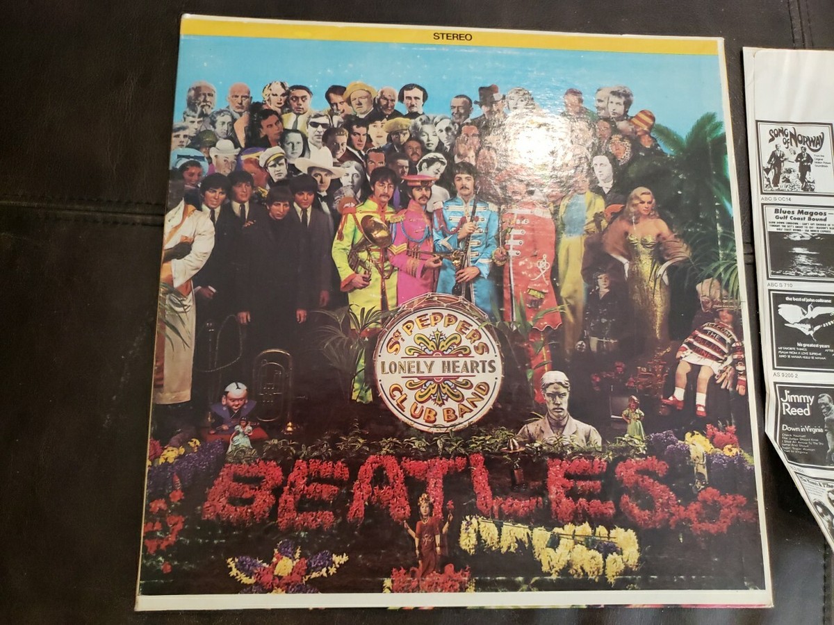 The Beatles Sgt. Pepper's UK 英盤LP Stereo The Beatles Sgt. Pepper's - 1st - Complete - VG UK Vinyl LP