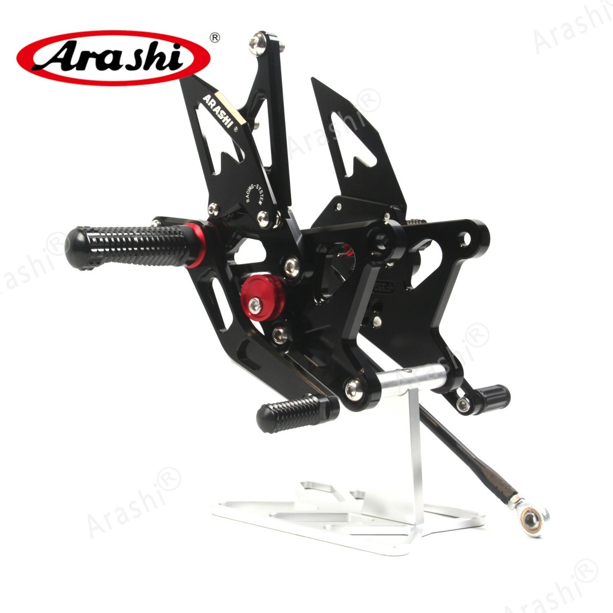 Arashi V2.0 Footrest Rearsets Foot Pegs For Kawasaki ZX6R ZX636
