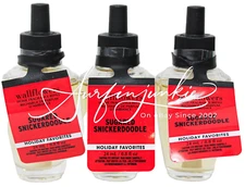 Bath & Body Works Sugared Snickerdoodle Wallflower Plug In Bulb Refill 3pc Set