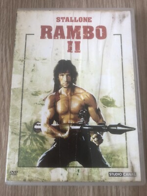 FILM RAMBO II 2 SYLVESTER STALLONE DVD FRANZÖSISCH SELTEN
