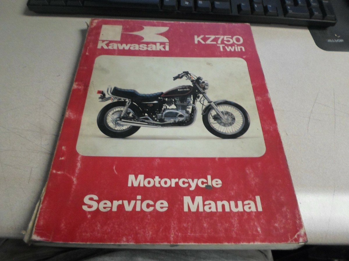Kawasaki Factory Service Manual 1979-1982 KZ750 Twin 99924-1013-03