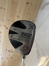 Master Grip BLACK STEEL Strong 3 Wood 13 Deg MC 60 RH GOLF CLUB