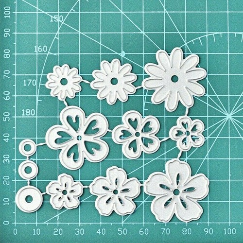Flowers Metal Cutting Dies Stencil Scrapbooking Embossing Paper Cards Making DIY - Picture 4 of 15