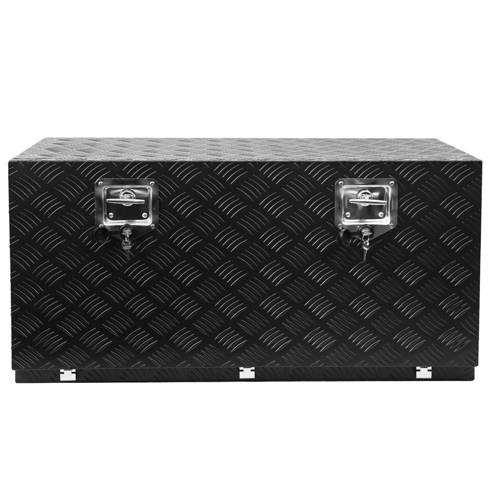 36" Wide Aluminum Diamond Plate Under Bed Under Body Tool Box Storage