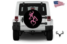 27-28 Inch Spare Tire Cover Pink Fits Jeep 27-28 Inch Spare Tire Cover Pink Fits Jeep