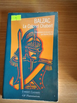 Honore' De Balzac, Le Colonel Chabert, Buch in Französisch und GF Flammarion 1995