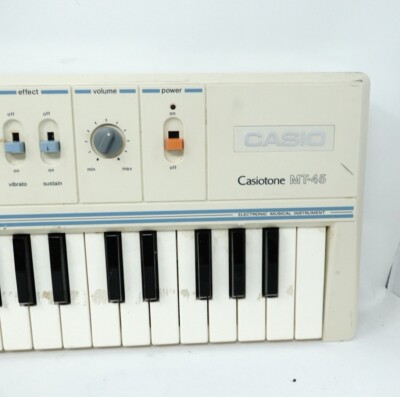 Vintage Casio Casiotone MT-45 Electronic Keyboard Piano *NOT