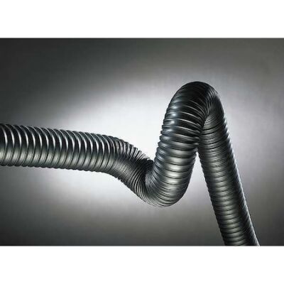 Hi-Tech Duravent 0658-0400-0001 Ducting Hose,4 In. Id,25 Ft. L,Rubber