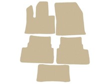 Beige Fußmatten Velour für Opel Grandland X PiH 2020-… Autoteppiche, 14xRand