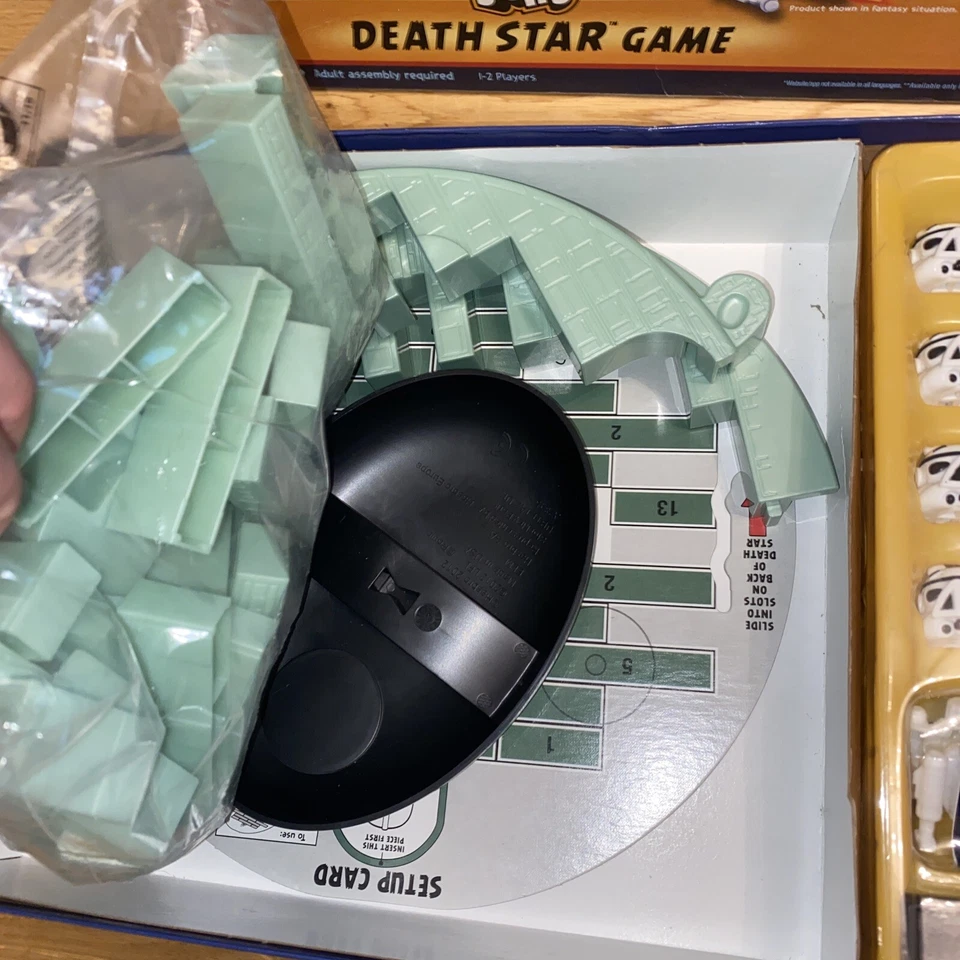 Hasbro Angry Birds Star Wars Jenga Death Star Game brand new 2012 sealed inside - Image 4 of 4