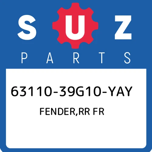 FENDER, REAR FRONT (BLACK) | MODEL K9; Includes Item(s) 2