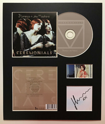 FLORENCE & THE MACHINE - Signed Autographed - CEREMONIALS - Album Display