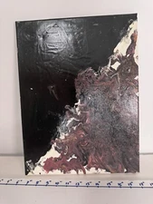 Vibrant Abstract Acrylic Pour Painting - Modern Wall Art - Resin Coated