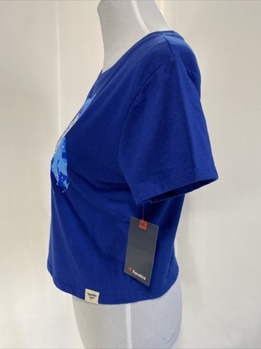 Fanatics Women’s Medium Blue Florida Gators Short Sleeve Crop Slub T-Shirt - Picture 6 of 12
