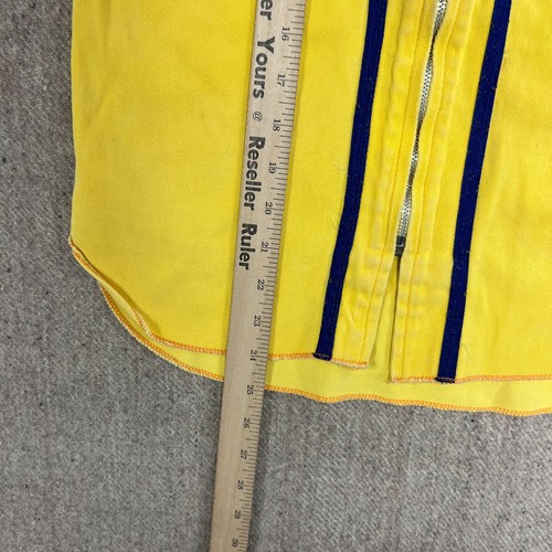 Vintage Birchmount Height Baseball Jersey Boys Yellow 1960s Toronto Scarborough - Picture 10 of 11