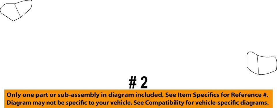 FORD OEM 04-14 F-150, Mark LT Parabrisas Vidrio-Espaciador Parabrisas 9L3Z14030A12A Foto 2 de 2