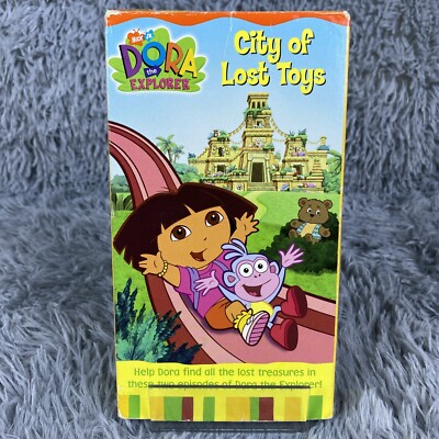 Dora the Explorer - City of Lost Toys VHS 2003 Nick Jr. Classic
