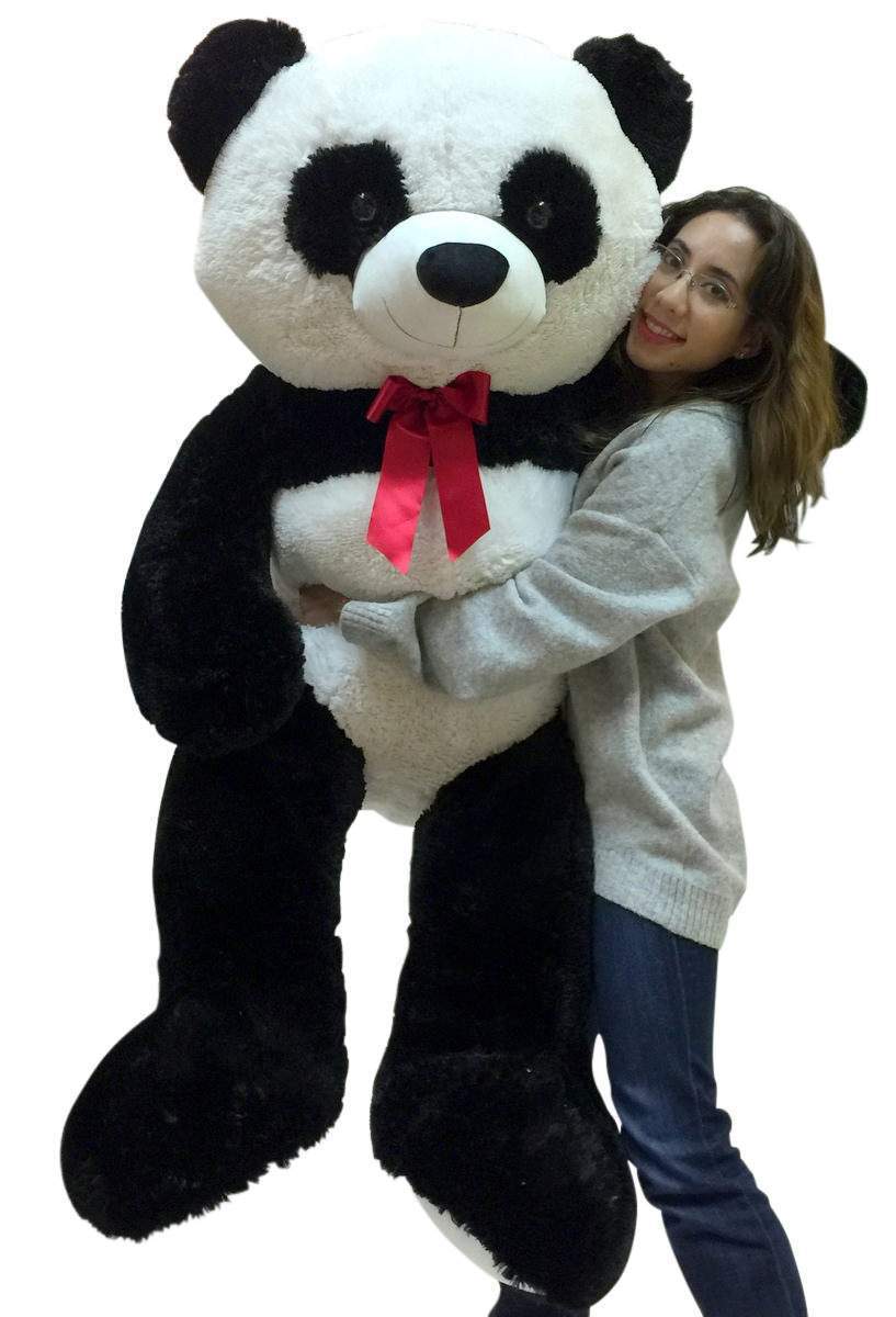 5 Foot Giant Stuffed Panda Soft 60 Inch Big Plush Premium Teddy