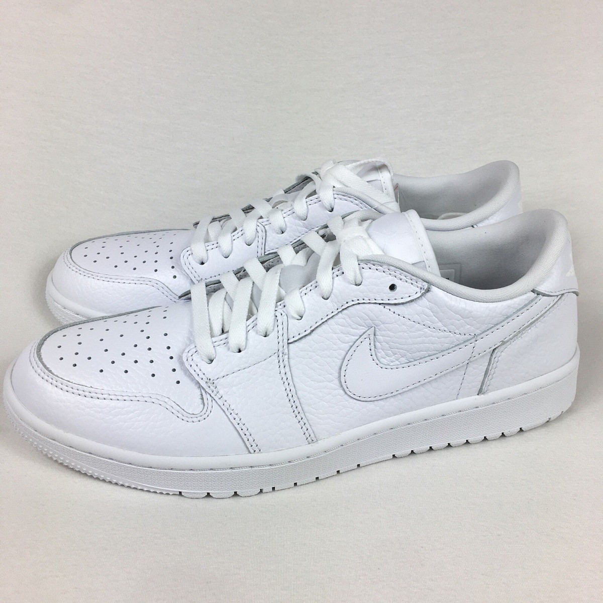 Nike Air Jordan 1 Low Golf Triple White Golf Shoe DD9315-101