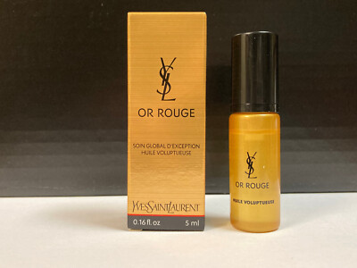 YSL Yves Saint Laurent OR ROUGE Huile Voluptueuse Oil oz Travel  Size NEW