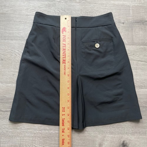 PETER MILLAR Wicking Black Skort Size 0 EUC UPF 50 - Picture 9 of 10