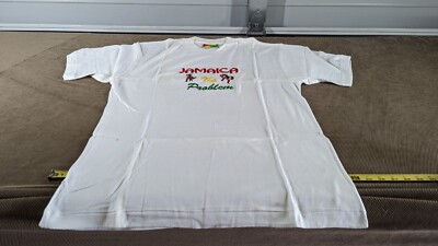 Rasta Tees Embroidered Jamaica No Problem Large | eBay