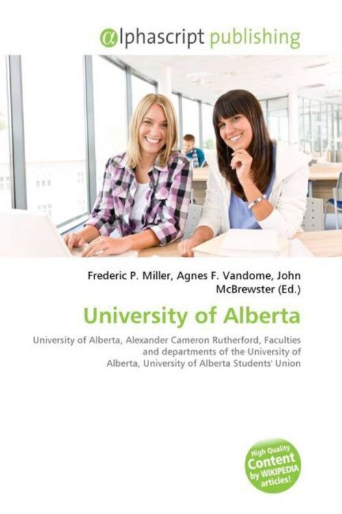 Frederic P. Miller (u. A.) | University Of Alberta | Taschenbuch |