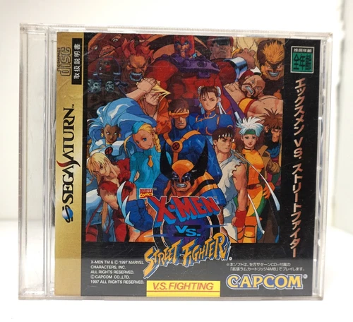 X-Men vs. Street Fighter Sega Saturn from japan