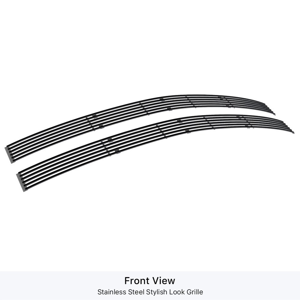 Billet Grille Insert For 94-99 GMC Sierra C/K, Suburban, Yukon – Chrome 8x6 Horizontal Style