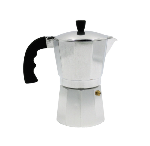 Imusa Aluminum stovetop Espresso Maker makes up to 6 cups cool touch handle NIB - Picture 5 of 12