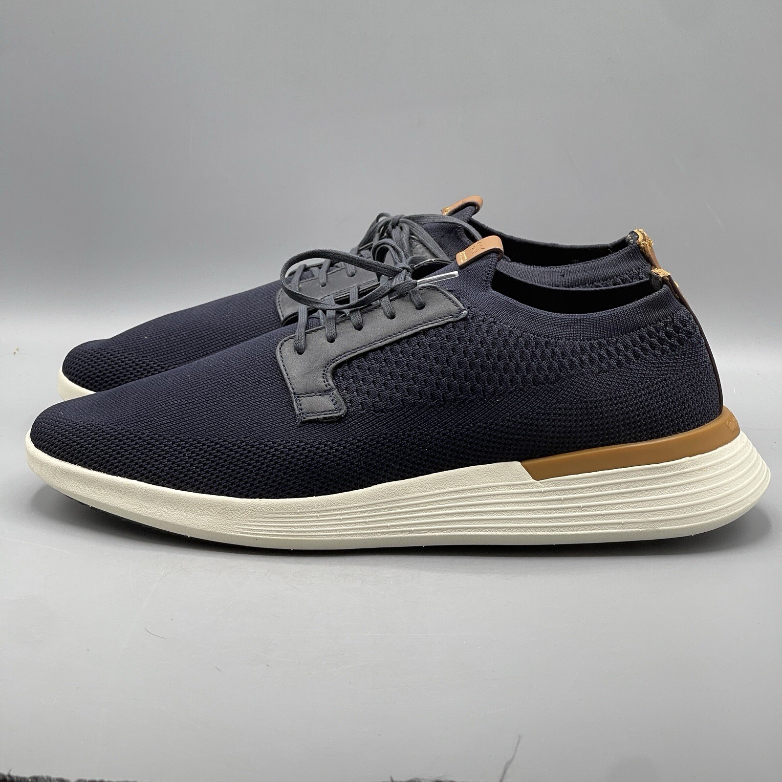 SAOLA Wolf and Shepherd Swifknit Derby Uomo 11 Scarpe Crossover Blu Navy Oxford LEGGI