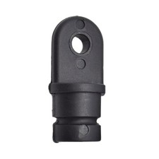 MARINE CITY Black Nylon Bimini Top Eye End Cap Round Inside 3/4" Outer Diameter