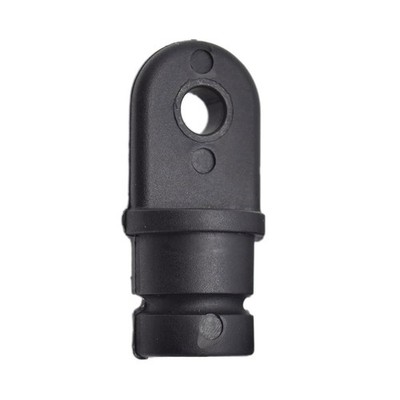 MARINE CITY Black Nylon Bimini Top Eye End Cap Round Inside 3/4'' Outer Diameter