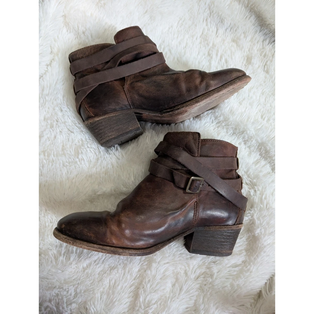 H by Hudson Black Embossed Leather Ankle Boot with Buckle size 40 The Hudson Boot by A.Emery, a beautiful elevated boot style  main image 2