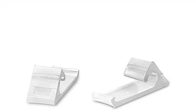 THE CIMPLE CO Horizontal Siding Clips for Vinyl - RG6 Cable Snap In Clamp Clip - White - 50ea
