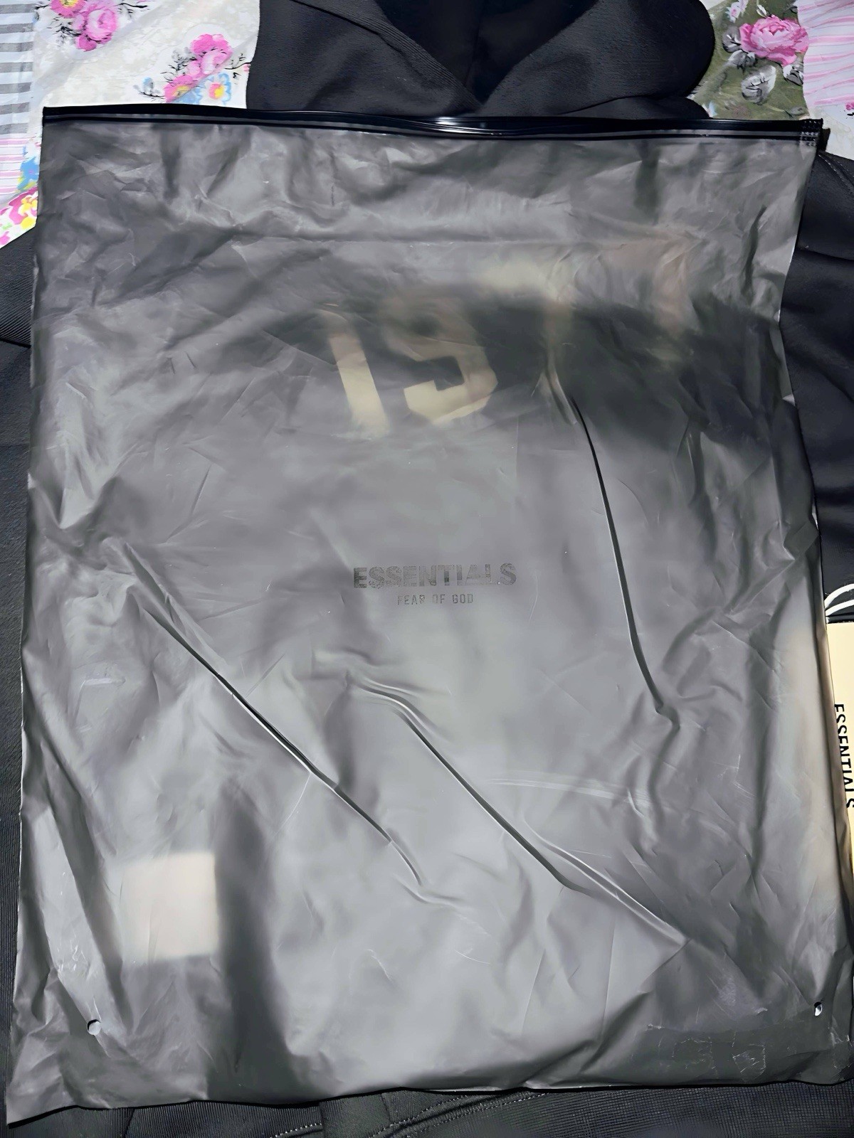 Essentials Fear of God 1977 Hoodie Black XS Regular Cotton Fleece Pullover Men's thumbnail 5