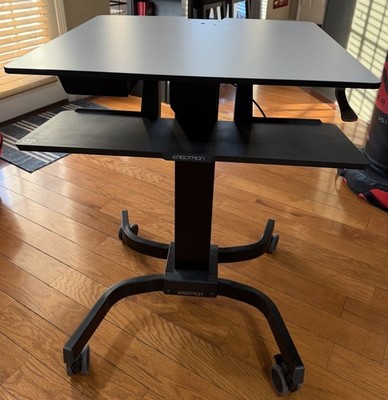 Ergotron WorkFit-C HD Single Monitor Mobile Rolling Standing Desk 24-216-085