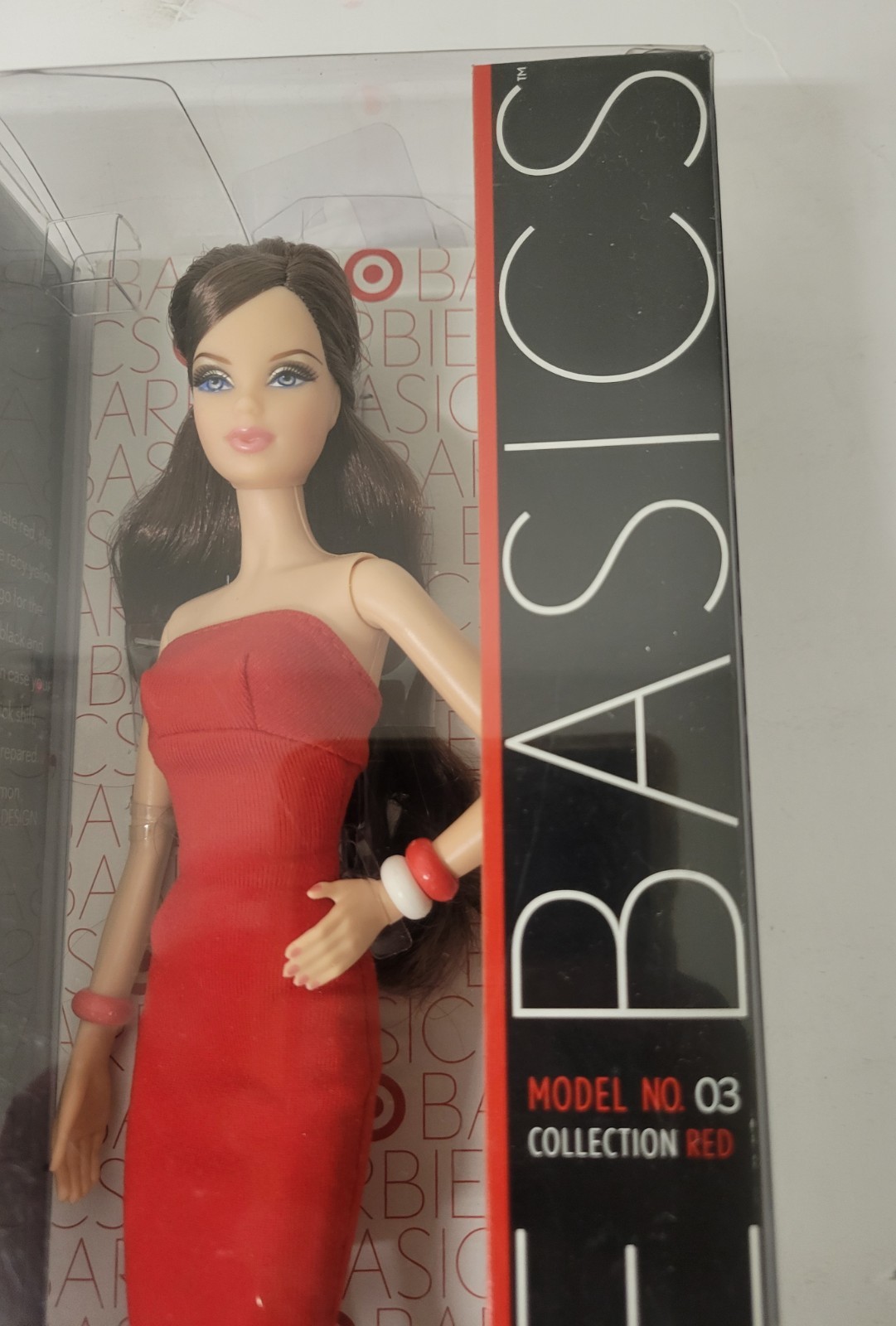 Rare Barbie Basics Model No. 1 and No 3. (2)  Collection Red -