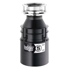 In-Sink-Erator Badger 5 With Cord Garbage Disposal With Cord, Residential, 1/2